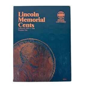 Lincoln Memorial Cent Collection 1959 to 1998 Whitman 9000 Book 99% Complete